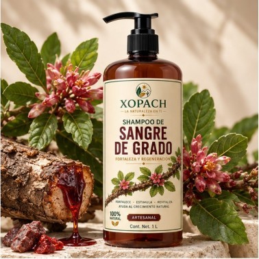 Shampoo Sangre de Grado XOPACH 1 L — imagen editorial