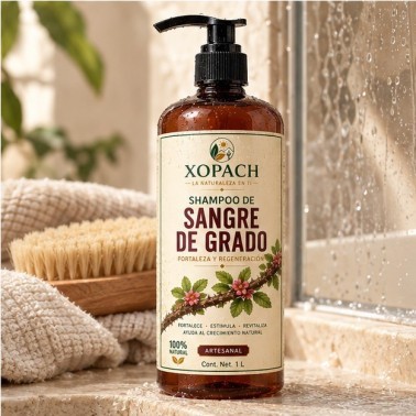 Shampoo Sangre de Grado XOPACH 1 L — imagen ambientada