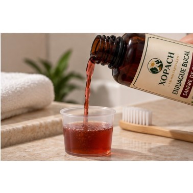 Enjuague Bucal Sangre de Grado XOPACH 250 ml — imagen ambientada
