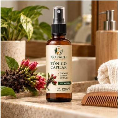 Tónico capilar XOPACH 120 ml — imagen ambientada