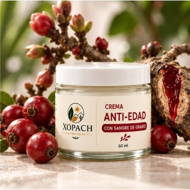 Crema Anti-Edad con Sangre de Grado XOPACH 60 ml — imagen editorial
