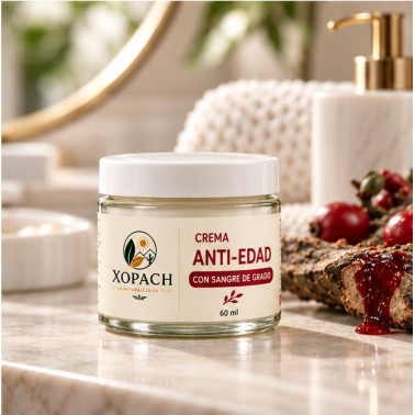 Crema Anti-Edad con Sangre de Grado XOPACH 60 ml — imagen ambientada