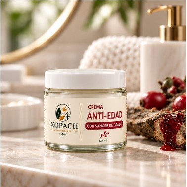 Crema Anti-Edad con Sangre de Grado XOPACH 60 ml — imagen ambientada
