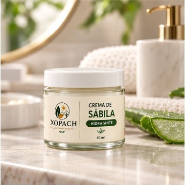 Crema de Sábila XOPACH 60 ml — imagen ambientada