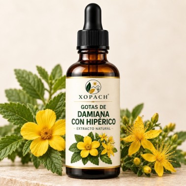 Damiana con Hipérico XOPACH 60 ml — imagen editorial