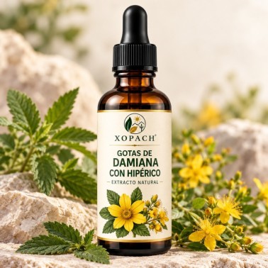 Damiana con Hipérico XOPACH 60 ml — imagen ambientada