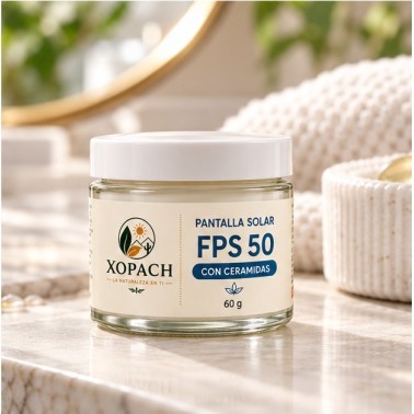 Protector Solar FPS 50 XOPACH 60 g — imagen ambientada