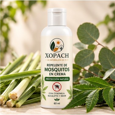 Repelente de Mosquitos en Crema XOPACH 60 ml — imagen editorial