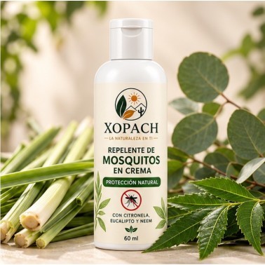 Repelente de Mosquitos en Crema XOPACH 60 ml — imagen editorial