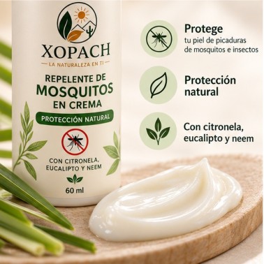 Detalle de Repelente de Mosquitos en Crema XOPACH 60 ml