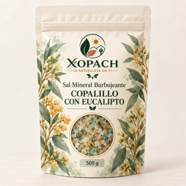 Sal Mineral Burbujeante Copalillo con Eucalipto XOPACH 500 g — imagen principal