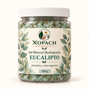 Sal Mineral Burbujeante Eucalipto XOPACH 250 g — imagen principal
