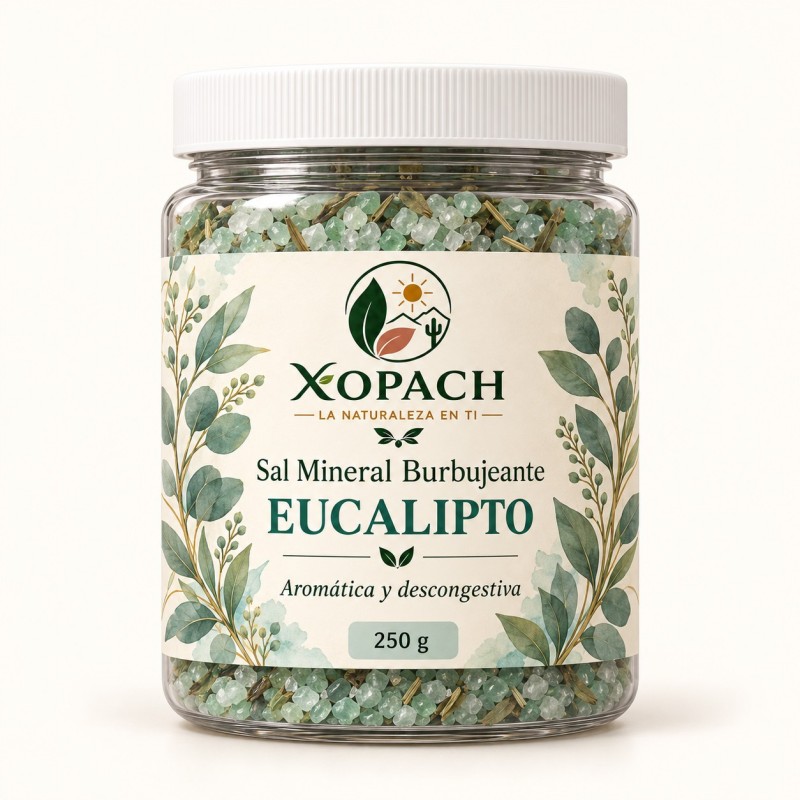 Sal Mineral Burbujeante Eucalipto XOPACH 250 g — imagen principal