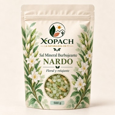 Sal Mineral Burbujeante Nardo XOPACH 500 g — imagen principal
