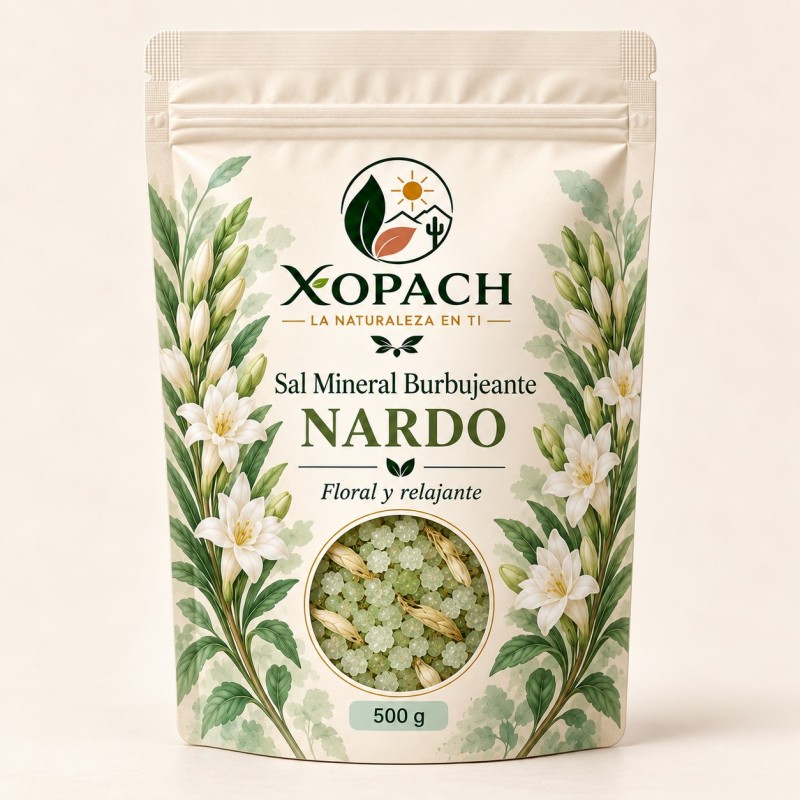 Sal Mineral Burbujeante Nardo XOPACH 500 g — imagen principal