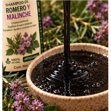Detalle de Shampoo Romero y Malinche XOPACH 1 L