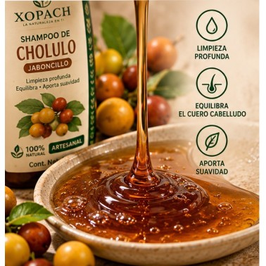 Detalle de Shampoo Cholulo XOPACH 1 L