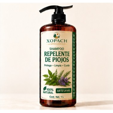 Shampoo Repelente de Piojos XOPACH 1 L — imagen principal