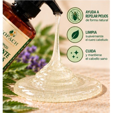 Detalle de Shampoo Repelente de Piojos XOPACH 1 L