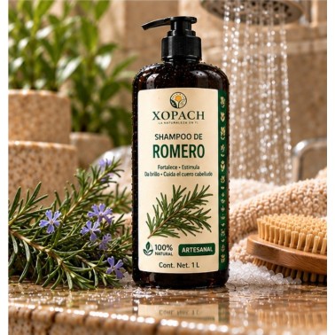 Shampoo Romero XOPACH 1 L — imagen ambientada