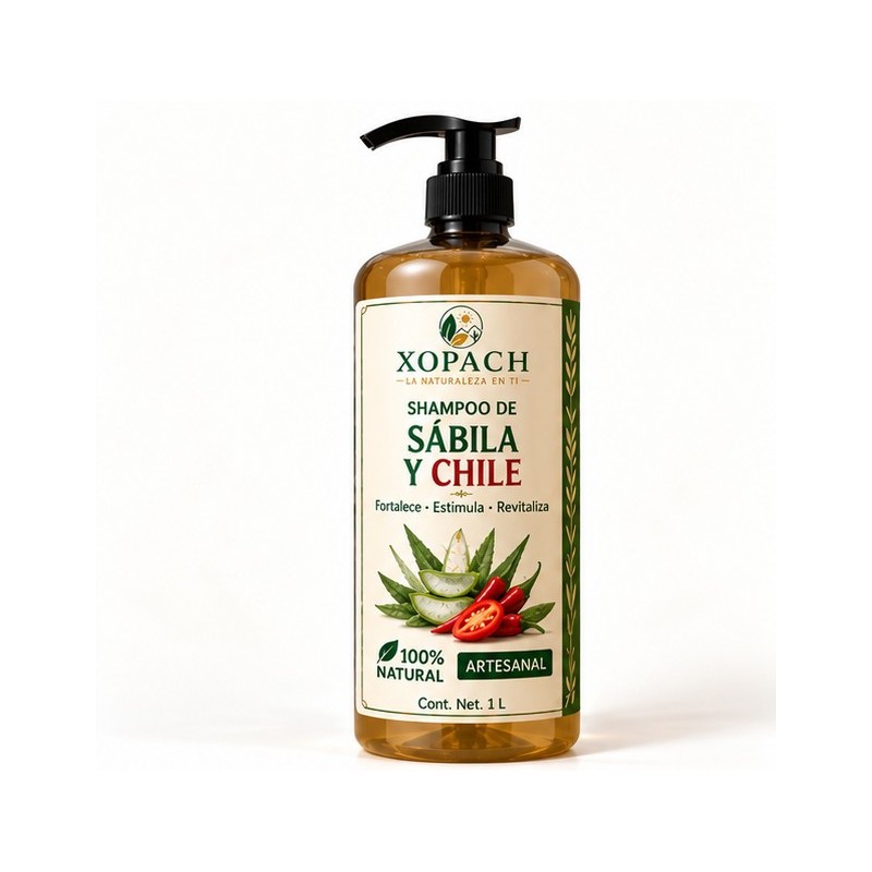 Shampoo Sábila y Chile XOPACH 1 L — imagen principal
