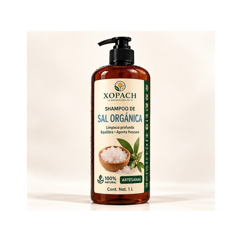 Shampoo Sal Orgánica XOPACH 1 L — imagen principal