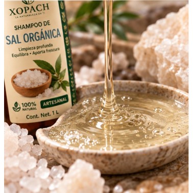 Detalle de Shampoo Sal Orgánica XOPACH 1 L